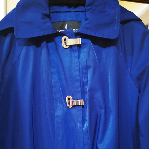 London fog | Royal blue trench coat - Picture 3 of 8